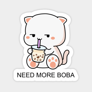 Kitty Needs More Boba! Sticker